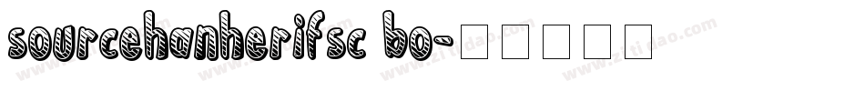sourcehanherifsc bo字体转换